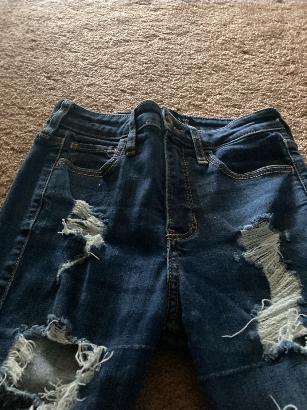 Hollister girls denim jeans new no tags size 24 waist